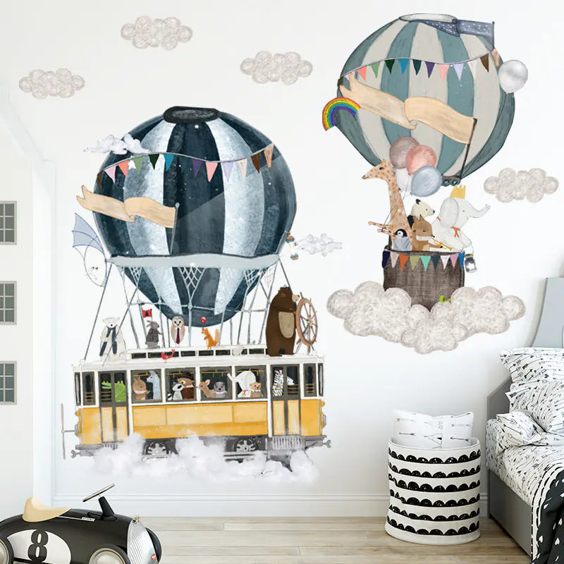 Cartoon Wall Decoration Stickers for Kids' Rooms