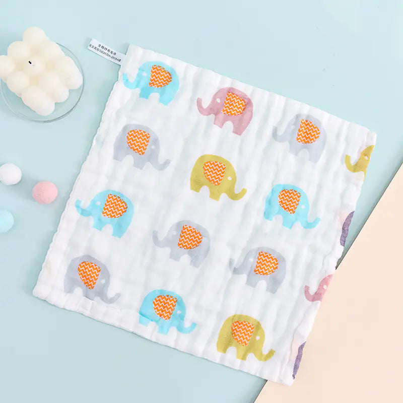 Wholesale Baby Towels - 6-Layer Cotton Face Cloths