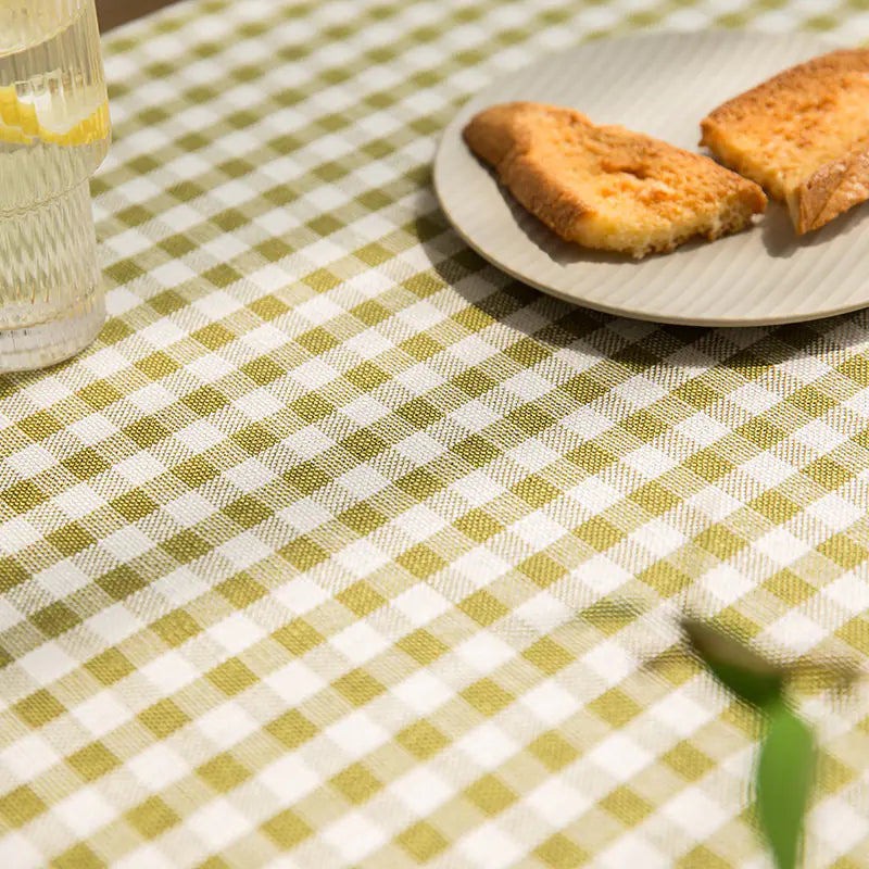 Nordic Style Rectangular Tablecloth with Tassels