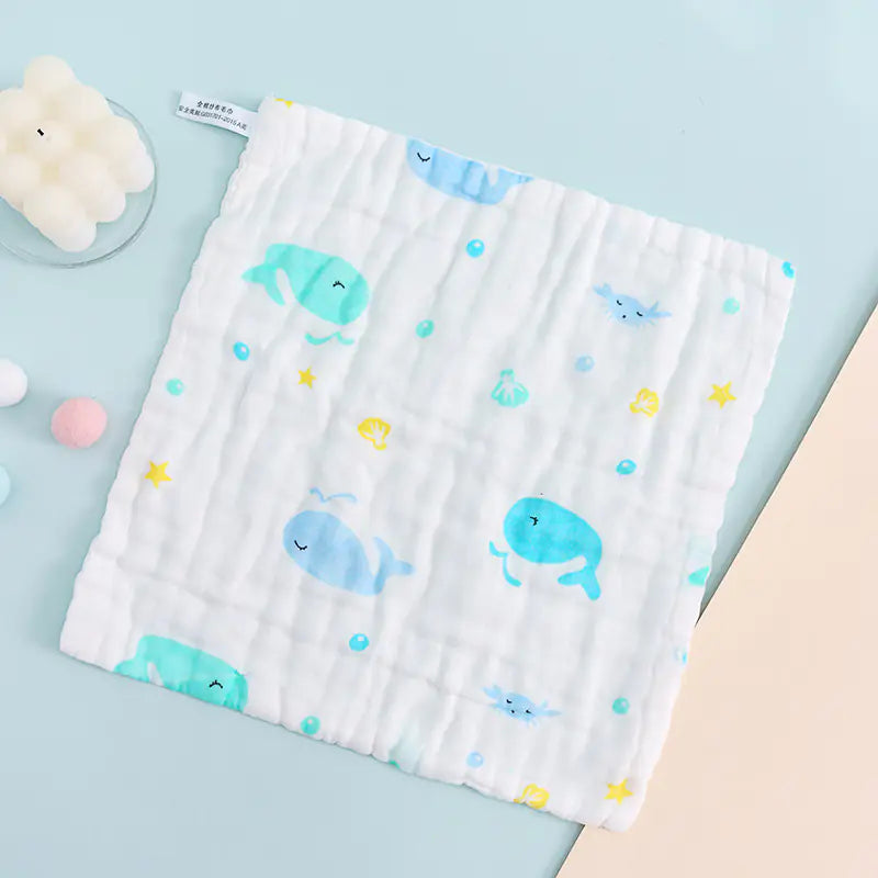 Wholesale Baby Towels - 6-Layer Cotton Face Cloths
