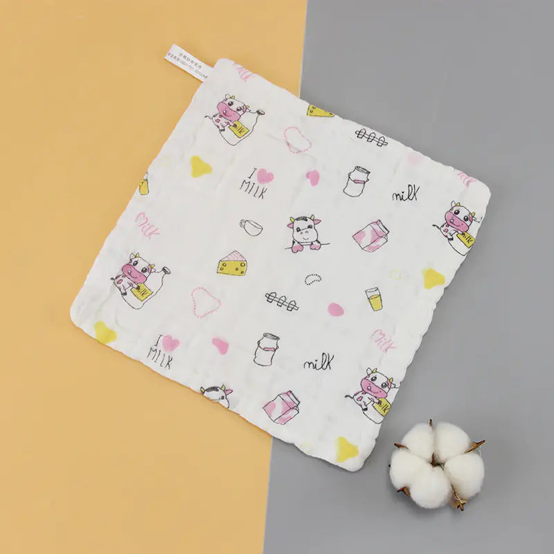Wholesale Baby Towels - 6-Layer Cotton Face Cloths