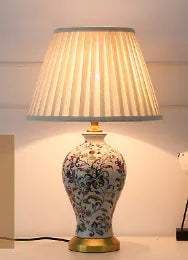 Classic Ceramic Lamp with Porcelain Finish (One Piece)