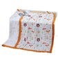 Bamboo Cotton 4-Layer Muslin Bath Towel and Swaddle