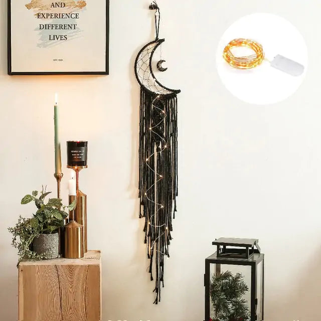 Angel Wings Woven Hanging Decor - Hanna's Modern