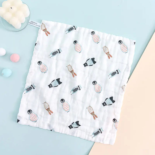 Wholesale Baby Towels - 6-Layer Cotton Face Cloths