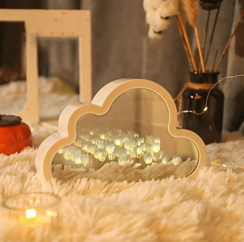 Cloud Tulip Mirror Lamp - Hanna's Modern