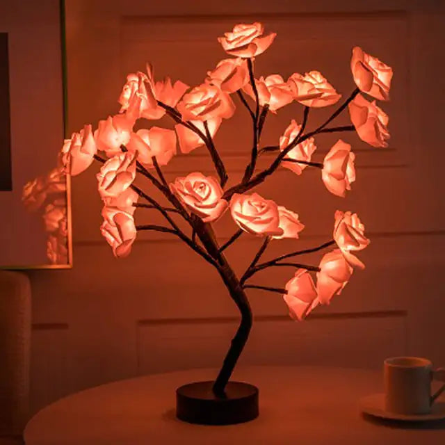 Blossom Bliss Glowing Rose Tree - Hanna's Modern