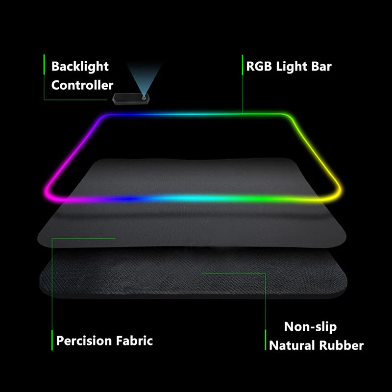 Luminous LED Lighting Mouse Pad - Hanna's Modern