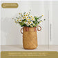 Handwoven Rattan Flower Basket for Creative Decor