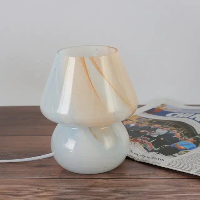 Glass Translucent Bedside Lamp - Hanna's Modern