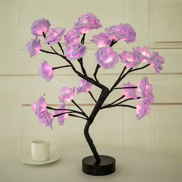 Blossom Bliss Glowing Rose Tree - Hanna's Modern