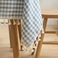 Nordic Style Rectangular Tablecloth with Tassels