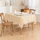 Nordic Style Rectangular Tablecloth with Tassels
