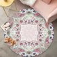 Bohemian Golden Round Rug - Vintage Washable Carpet