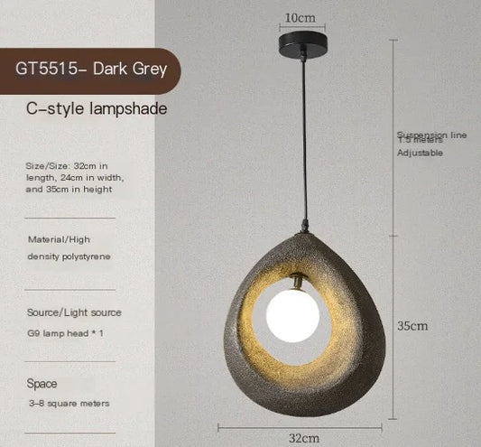 Wabi Sabi Pendant Light - 2023 New Retro Design (One Piece)