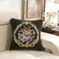 European-Style Simple Chenille Flower Pillow for Home