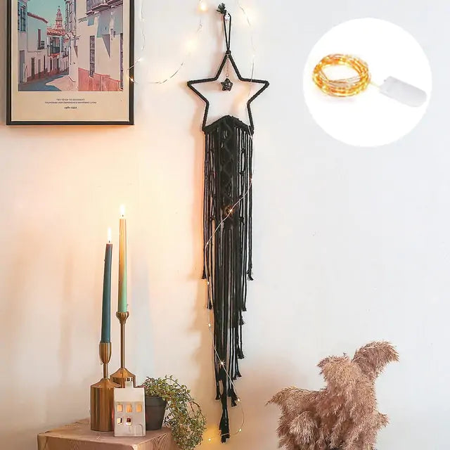 Angel Wings Woven Hanging Decor - Hanna's Modern