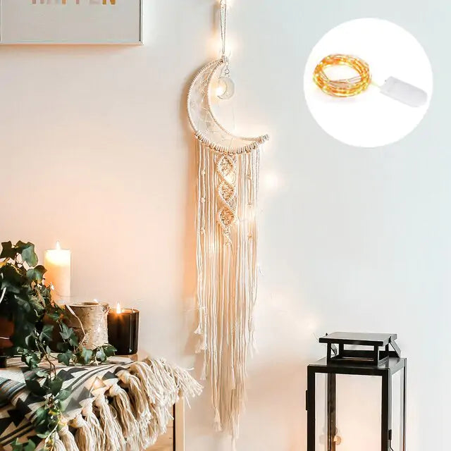 Angel Wings Woven Hanging Decor - Hanna's Modern