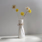 Modern Minimalist White Hemp Rope Ceramic Vase - Hanna's Modern